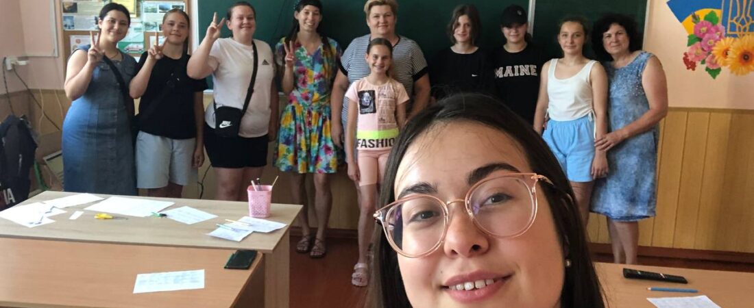 The event with foreign volunteers, 6 July 2024